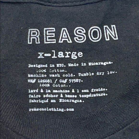 Men’s Reason “Bad Kids” T-Shirt Extra Large - Picture 3 of 5